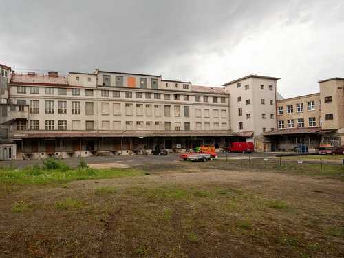 Fun Arena building in Vysočany Prague 9 in 2020